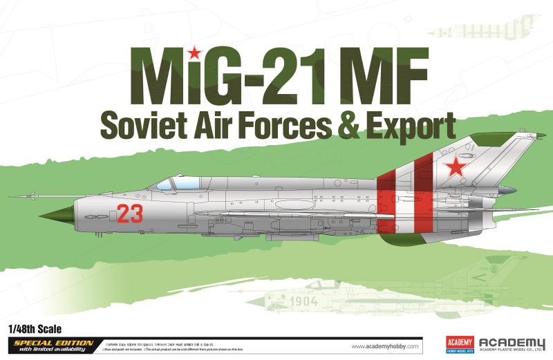 Academy 1/48 Mig-21 MF \"Soviet Air Force & Export\" LE:
