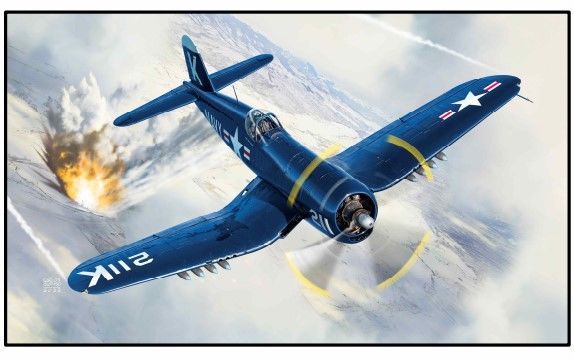 Academy 1/48 USN F4U-4 Corsair \"Battle of Jangjin Reservoir\"