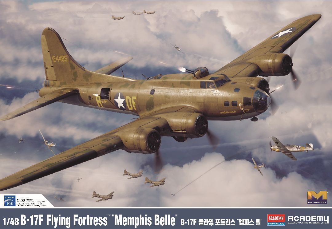 Academy 1/48 B-17F Flying Fortress \"Memphis Belle\"