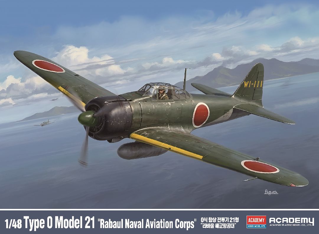 Academy 1/48 Type 0 Model 21 \"RABAUL NAVAL AVIATION CORPS