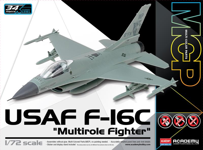 Academy 1/72 USAF F-16C \"Multirole Fighter\" MCP