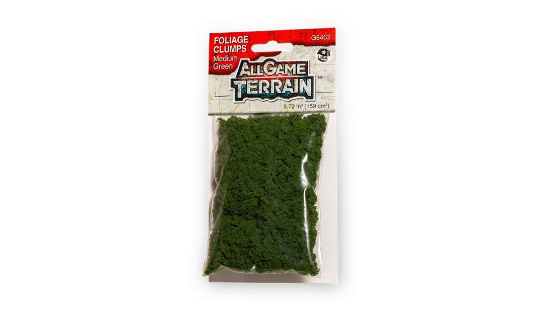 MEDIUM GREEN FOLIAGE CLUMPS