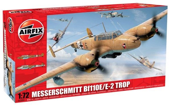 AIR03081A MESSERSCHMITT Bf110E E-2 TROP (1/72)
