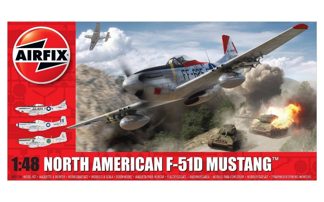 AIR05136 NORTH AMERICANF-51D MUSTANG(1/48)