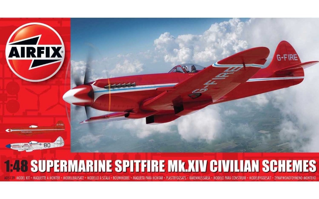 AIR05139 SUPERMARINE SPITFIRE MkXIV RACE SCHEMES (1/48)