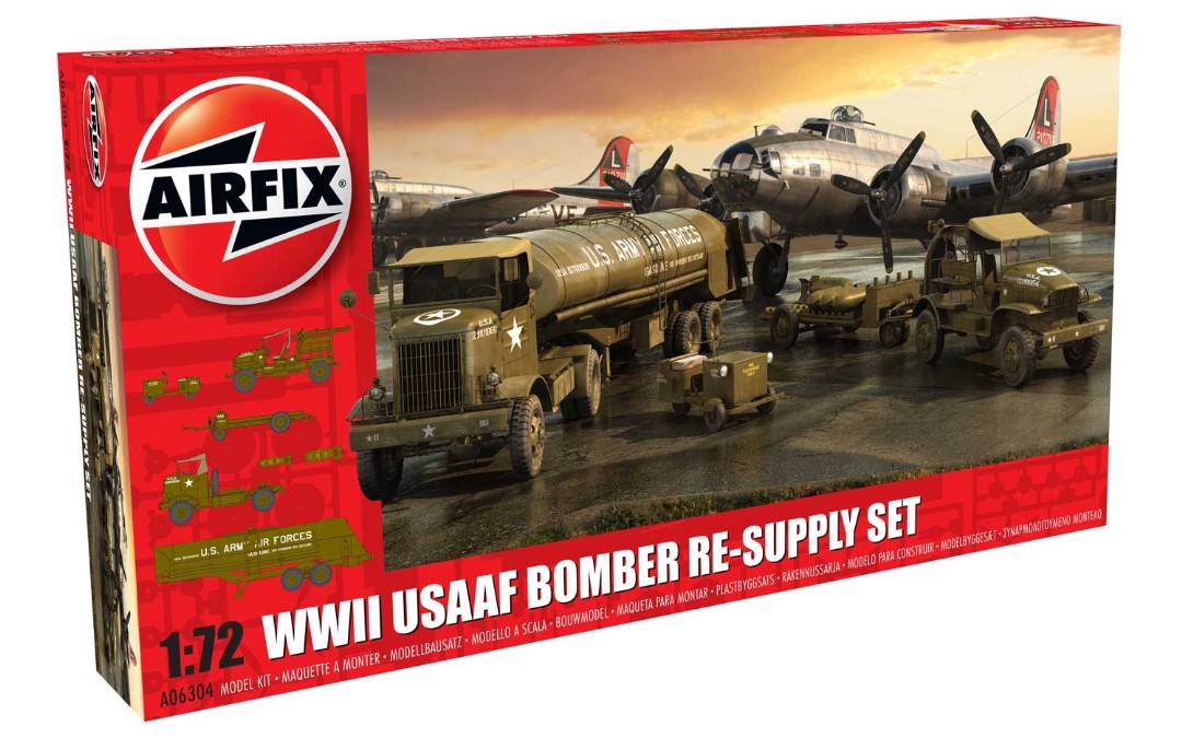 AIR06304 USAAF BOMBERRESUPPLY SET (1/72)+++NEW TOOL+++