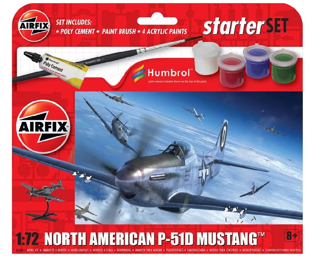 AIRA55013 North American P-51D Mustang Starter Set 1/72