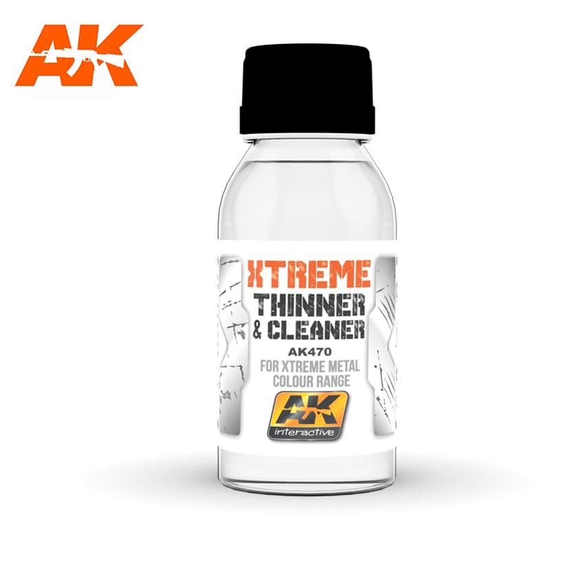AK Interactive Xtreme Cleaner & Thinner For Xtreme Metal Colour