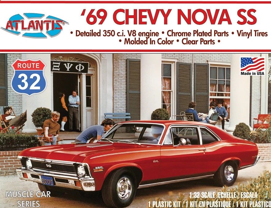 Atlantis 1/32 69 Chevy Nova SS Atlantis 1/32 69 Chevy Nova SS
