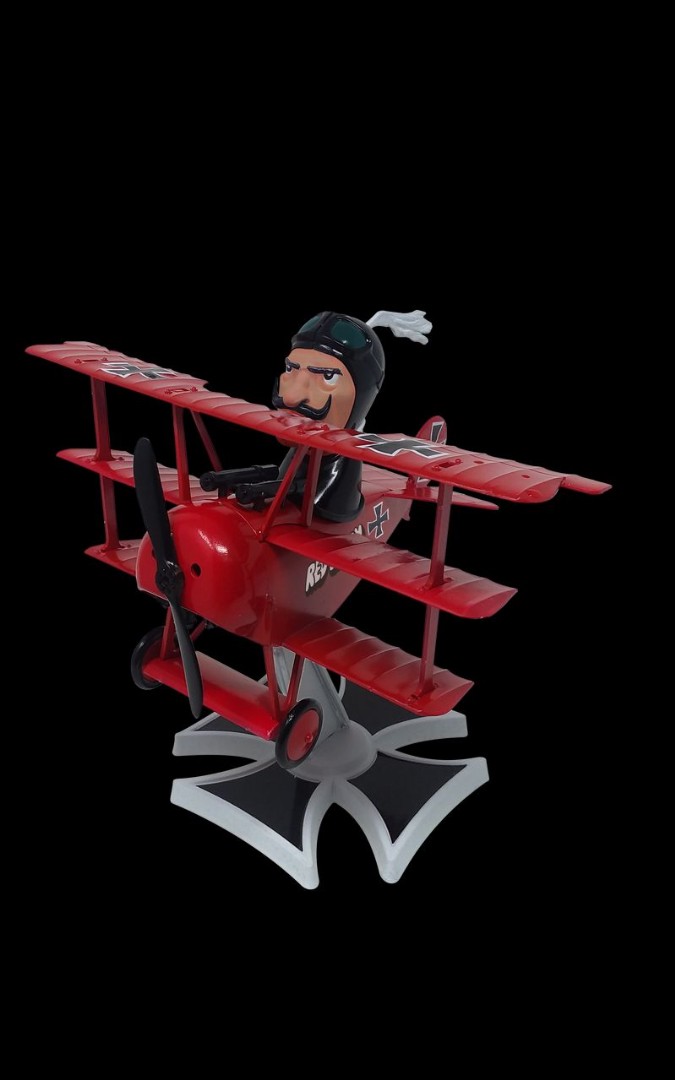 Red Baron Fokker Triplane with Motor SNAP