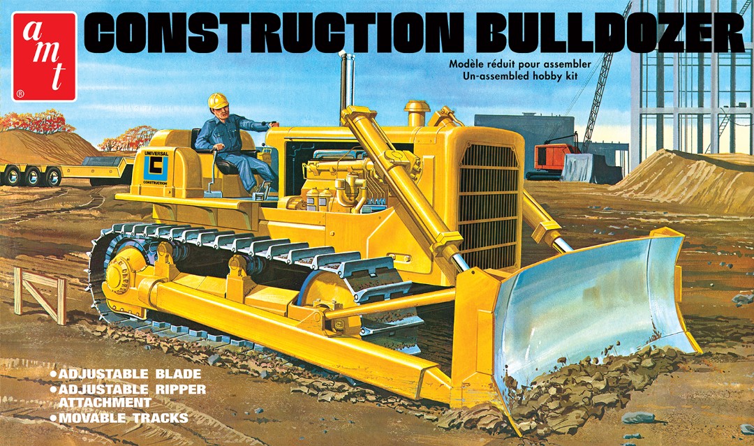 Construction Bulldozer 1/25 Model Kit