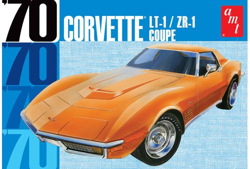 AMT 1970 Chevy Corvette 1/25 Model Kit (Level 2)