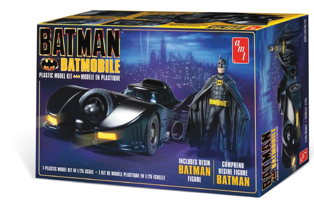 AMT Batman 1989 Batmobile w/Resin Batman Figure 1/25 (Level 2)