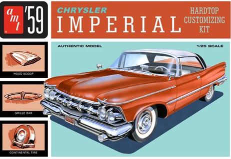 1959 Chrysler Imperial 1/25 Model Kit (Level 2)