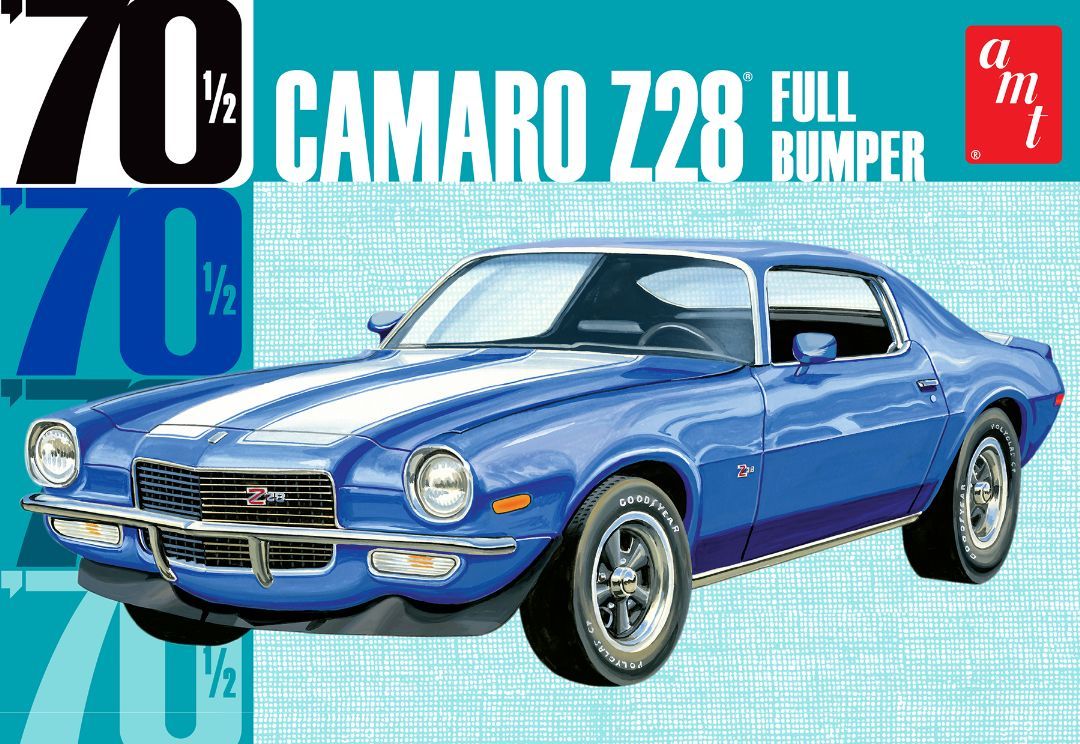 AMT 1970 Camaro Z28 \"Full Bumper\" 1/25 Model Kit (Level 2)