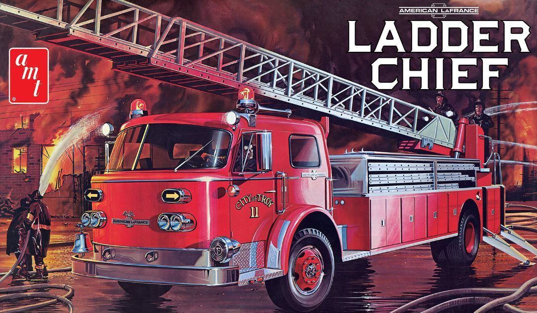AMT American LaFrance Ladder Chief Fire Truck 1/25 Model Kit