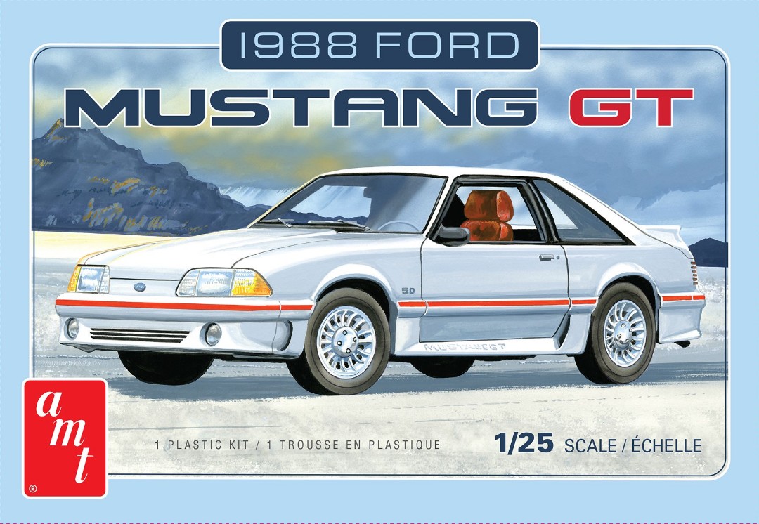 AMT 1988 Ford Mustang 1:25