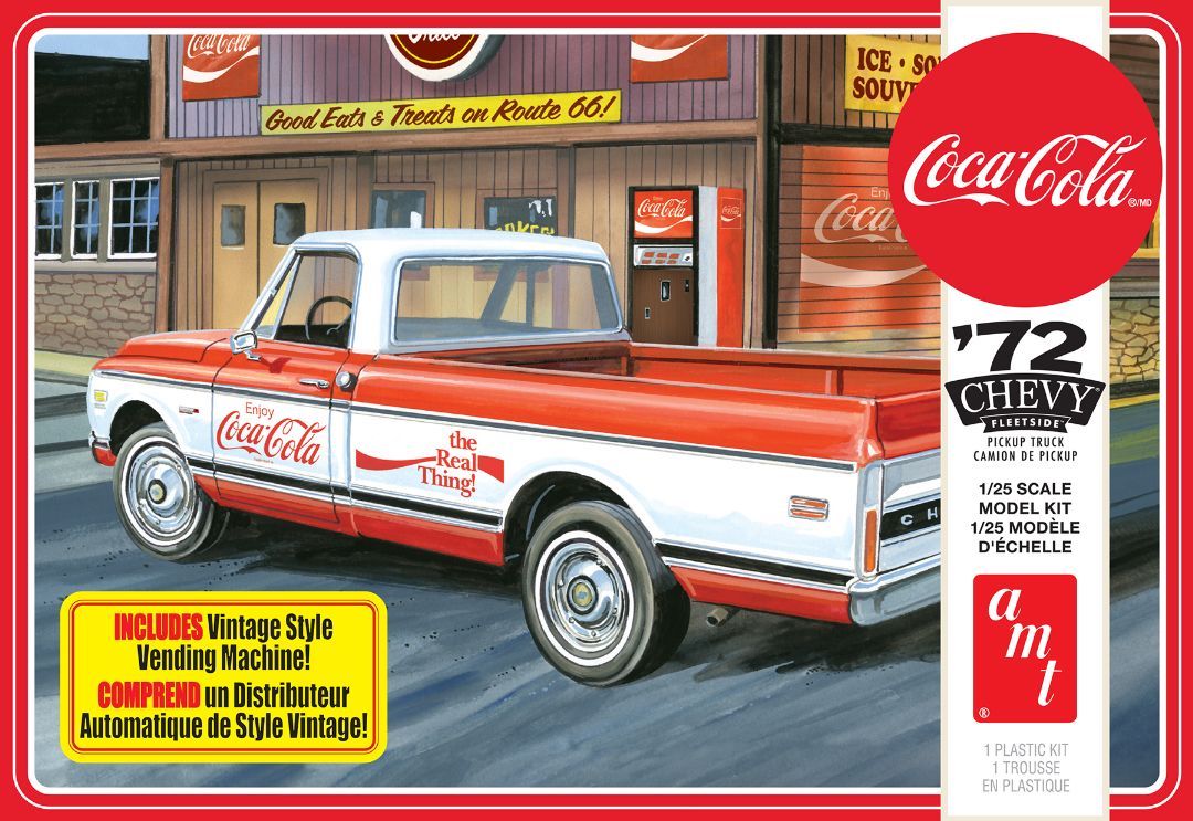 AMT 1972 Chevy Pickup w/Vending Machine & Crates (Coca-Cola) 2T