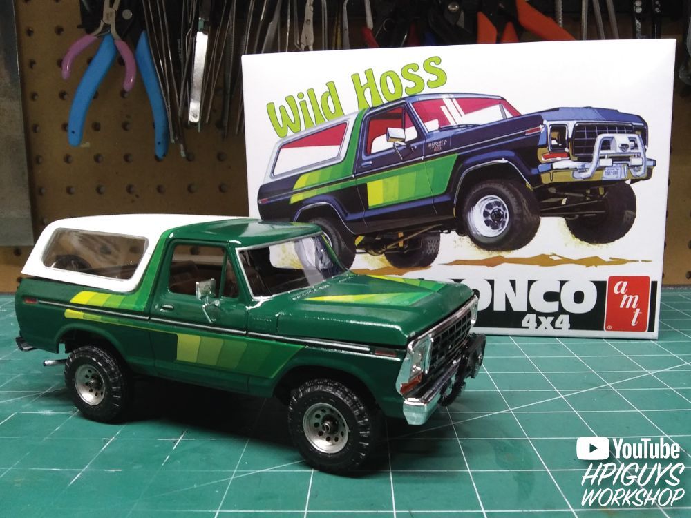 AMT 1978 Ford Bronco \"Wild Hoss\" 1/25 (Level 2)