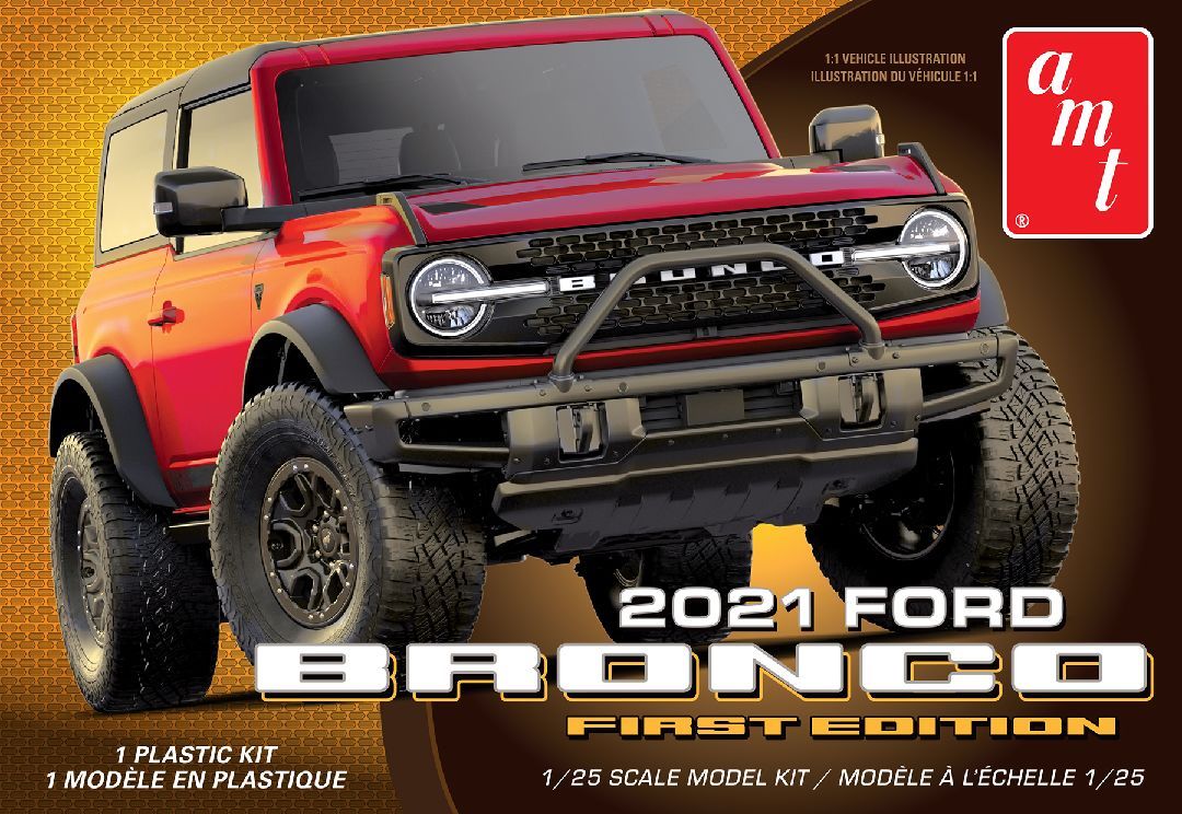 AMT 1/25 2021 Ford Bronco 1st Edition Model Kit (Level 2)