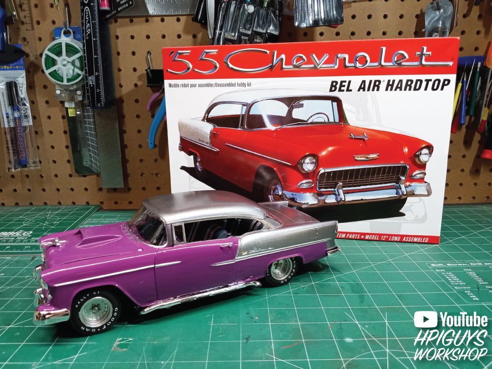 AMT 1/16 1955 Chevy Bel Air Hardtop Model Kit