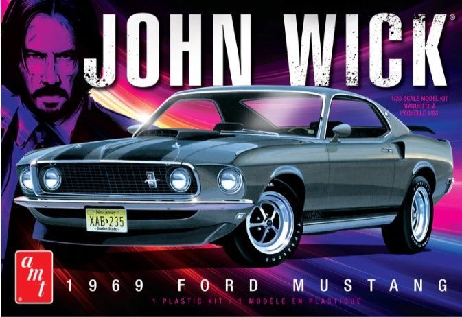 AMT 1/25 1969 Ford Mustang Mach 1 John Wick