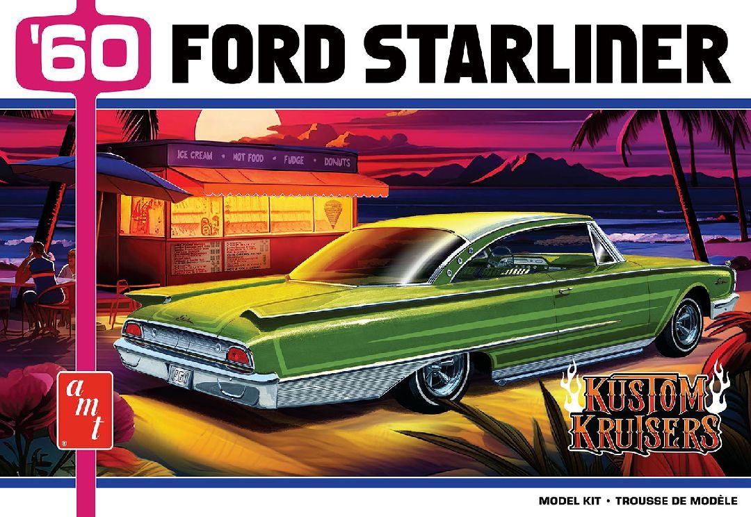 AMT 1960 Ford Starliner Custom 1/25 Model Kit (Level 2)