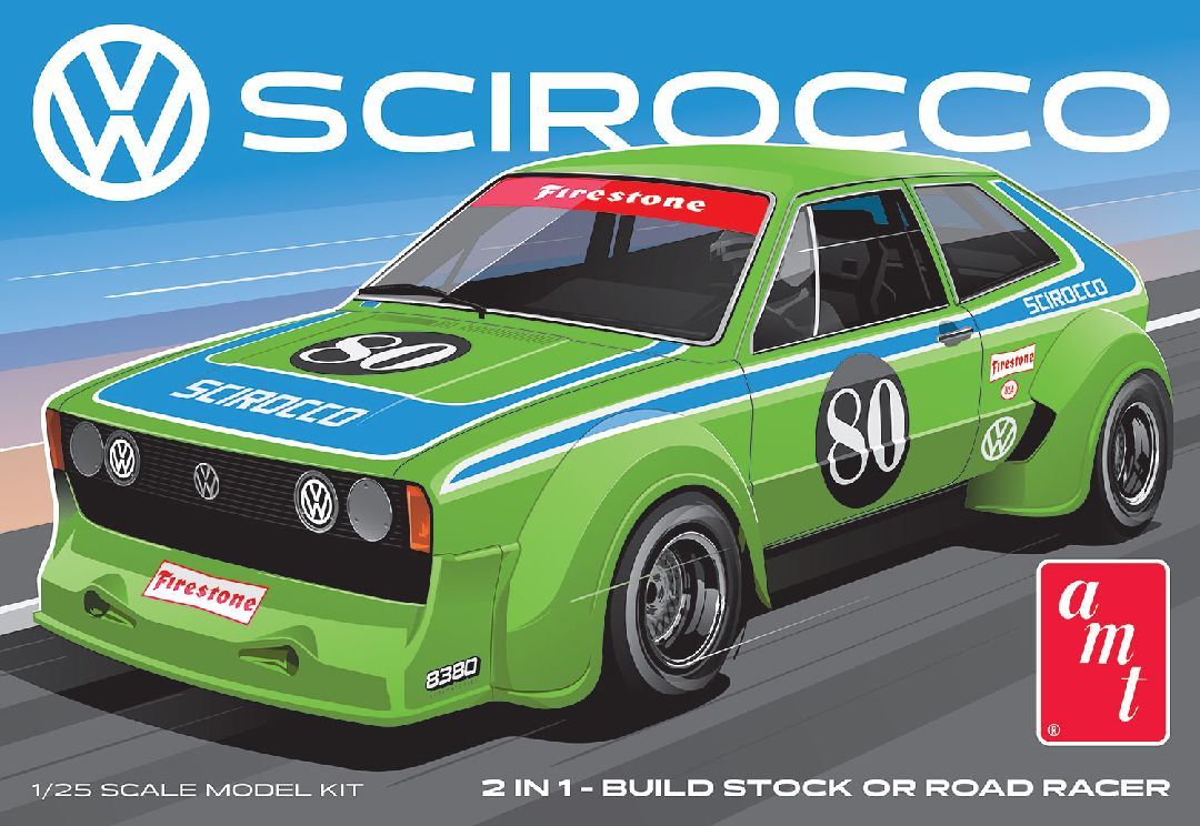 AMT Volkswagen Scirocco \"T/A Champ\" 1/25 Model Kit (Level 2)