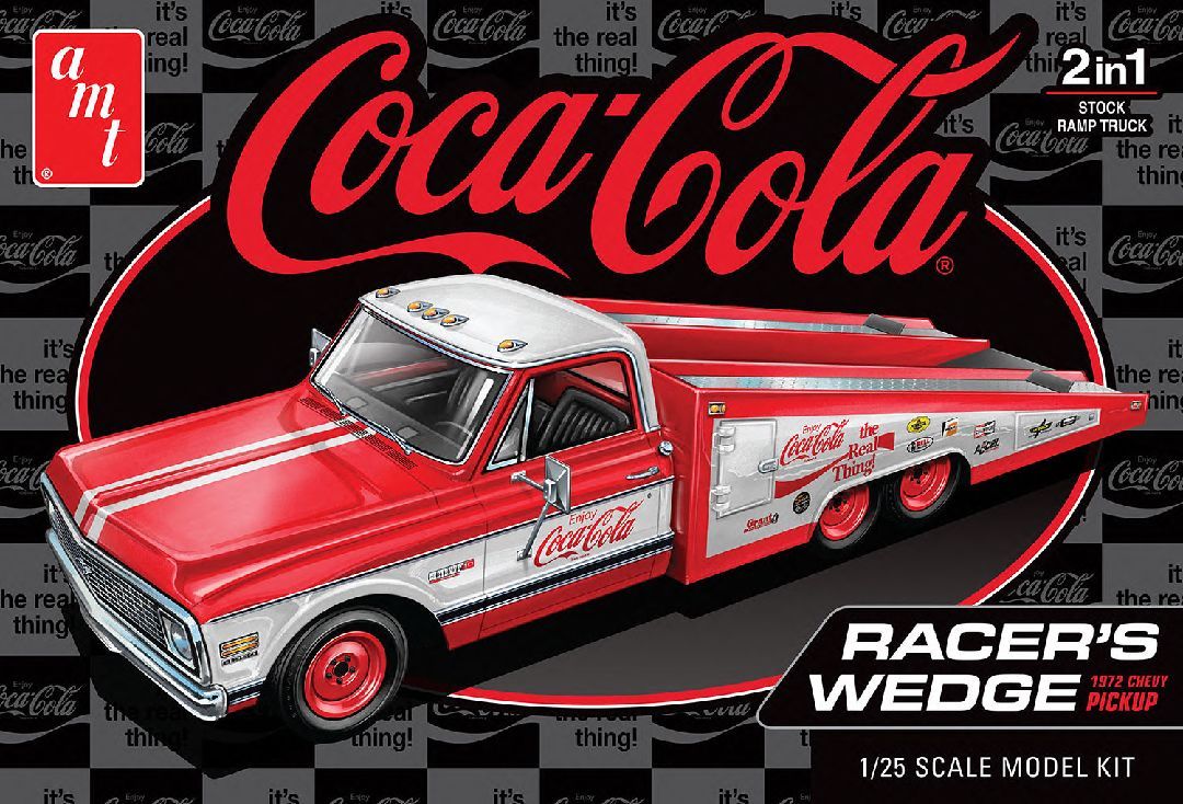 AMT 1972 Chevy Racer\'s Wedge Coke 1/25 Model Kit (Level 2)