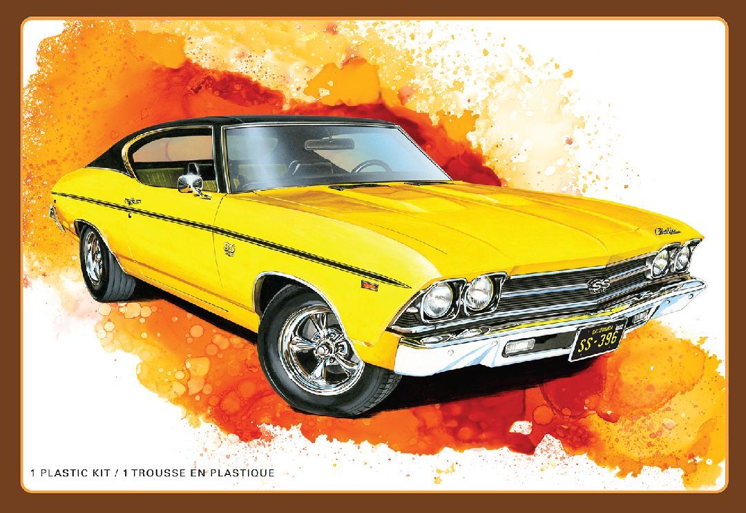 AMT 1/25 1969 Chevy Chevelle SS 396 Hardtop Model Kit (Level 2)