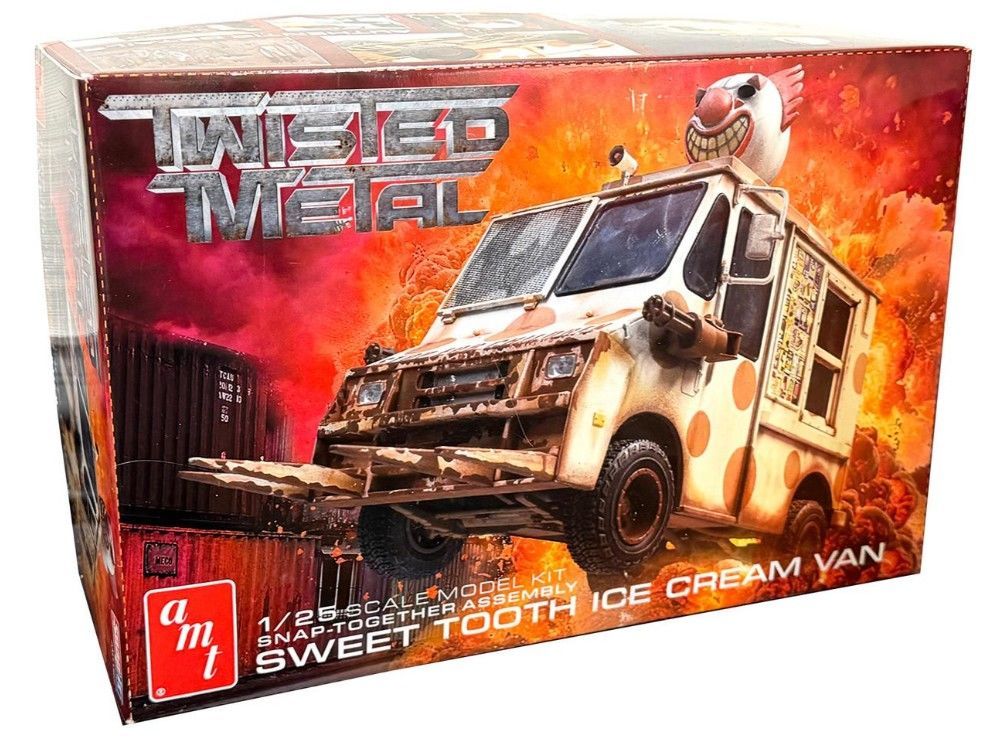 AMT Twisted Metal Ice Cream Van 1/25 Model Kit (Level 1)