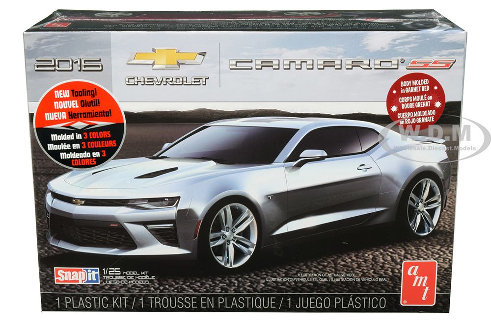 Skill 1 Snap Model Kit 2016 Chevrolet Camaro SS 1/25 Scale Model