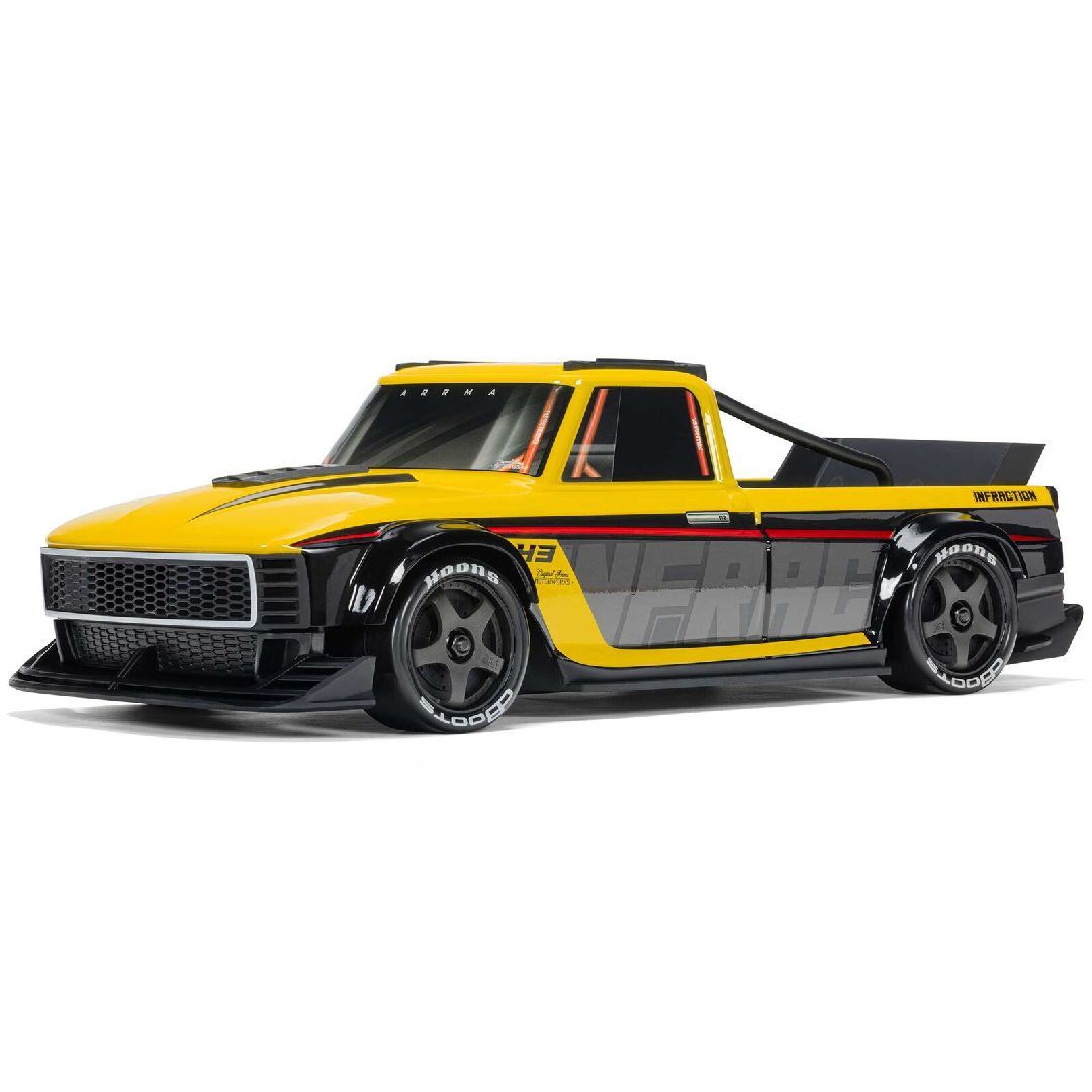 Arrma 1/12 INFRACTION GROM 3S 4X4 Brushless RTR - Yel Oct 25 ETA