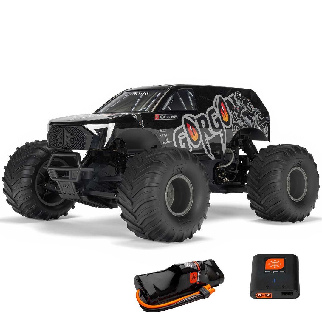 Arrma 1/10 GORGON 2wd Monster Truck RTR - Gun Metal