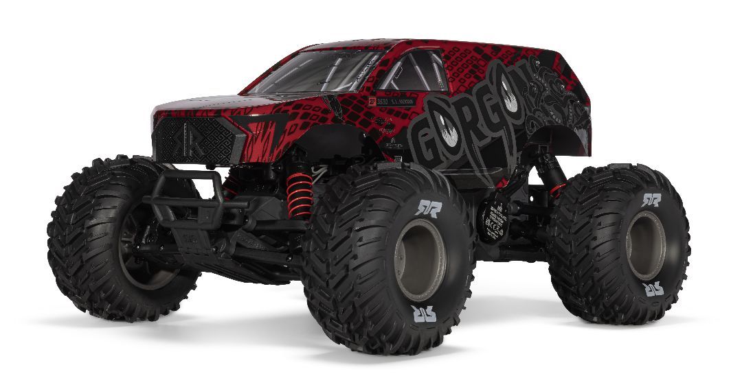Arrma 1/10 GORGON 223S 2WD RTR Monster Truck - Red/Black