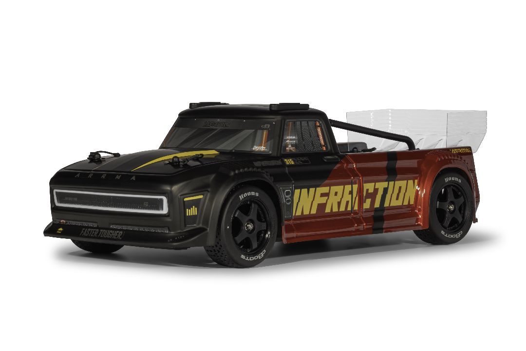 Arrma 1/8 INFRACTION 223S DSC 4X4 RTR Brushless - Black/Red
