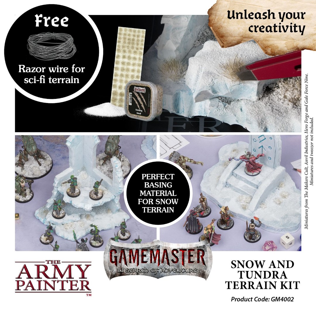 GAMEMASTER Snow & Tundra Terrain Kit