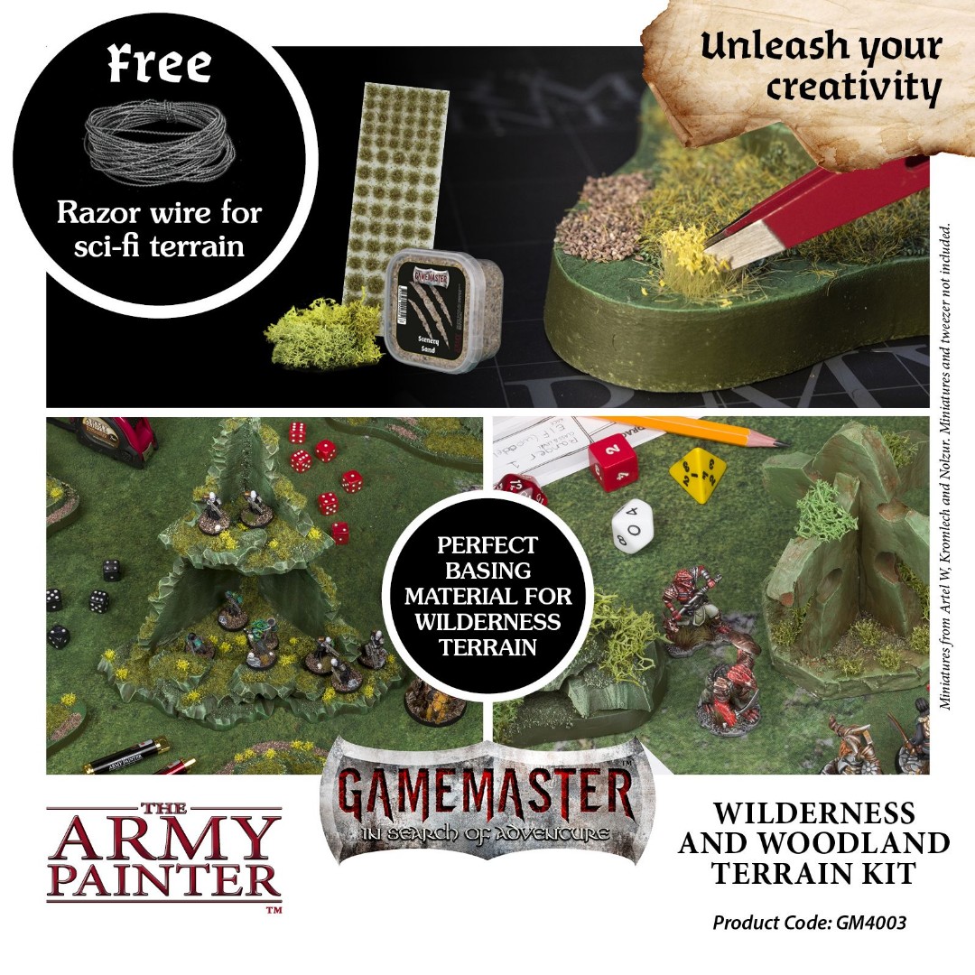 GAMEMASTER Wilderness & Woodlands Terrain Kit