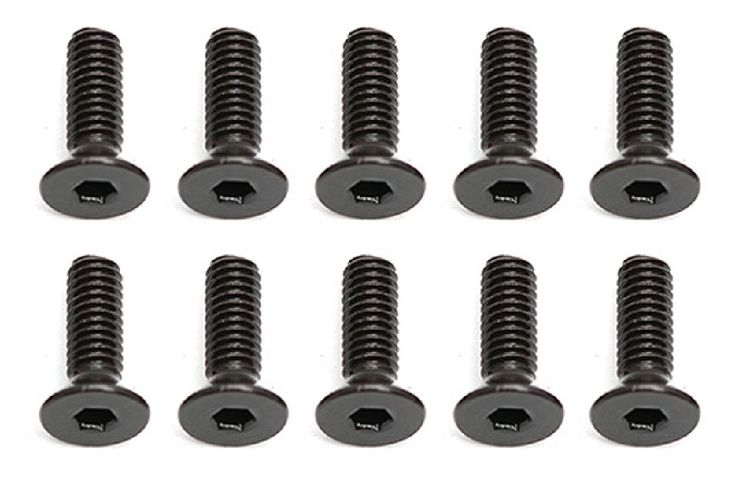 Team Associated Screws, M2.5x8 mm FHCS