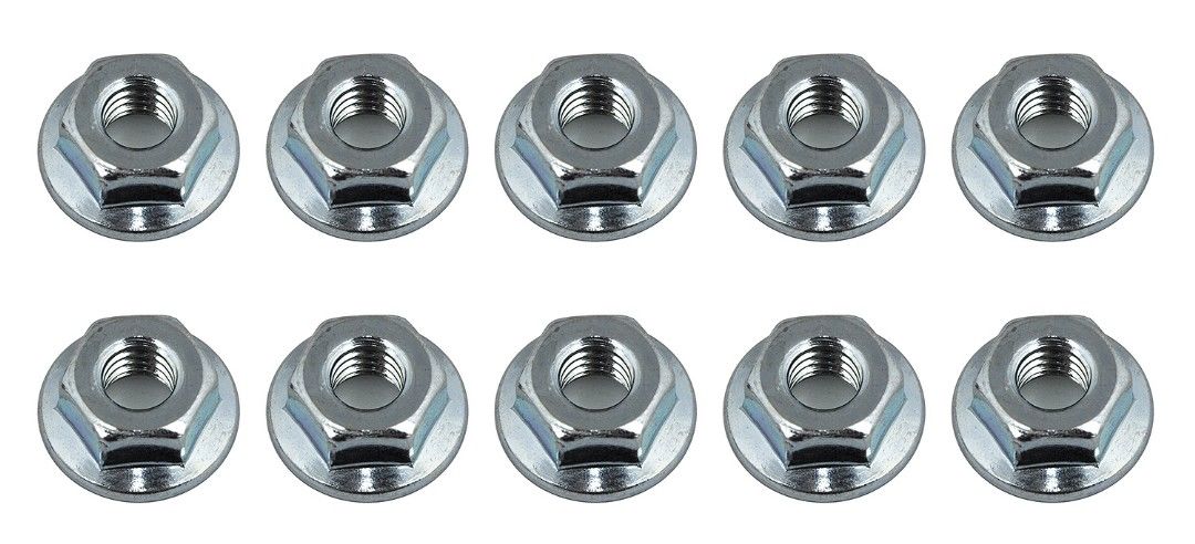 Team Associated Nuts, M4 Serrated Wheel Nuts