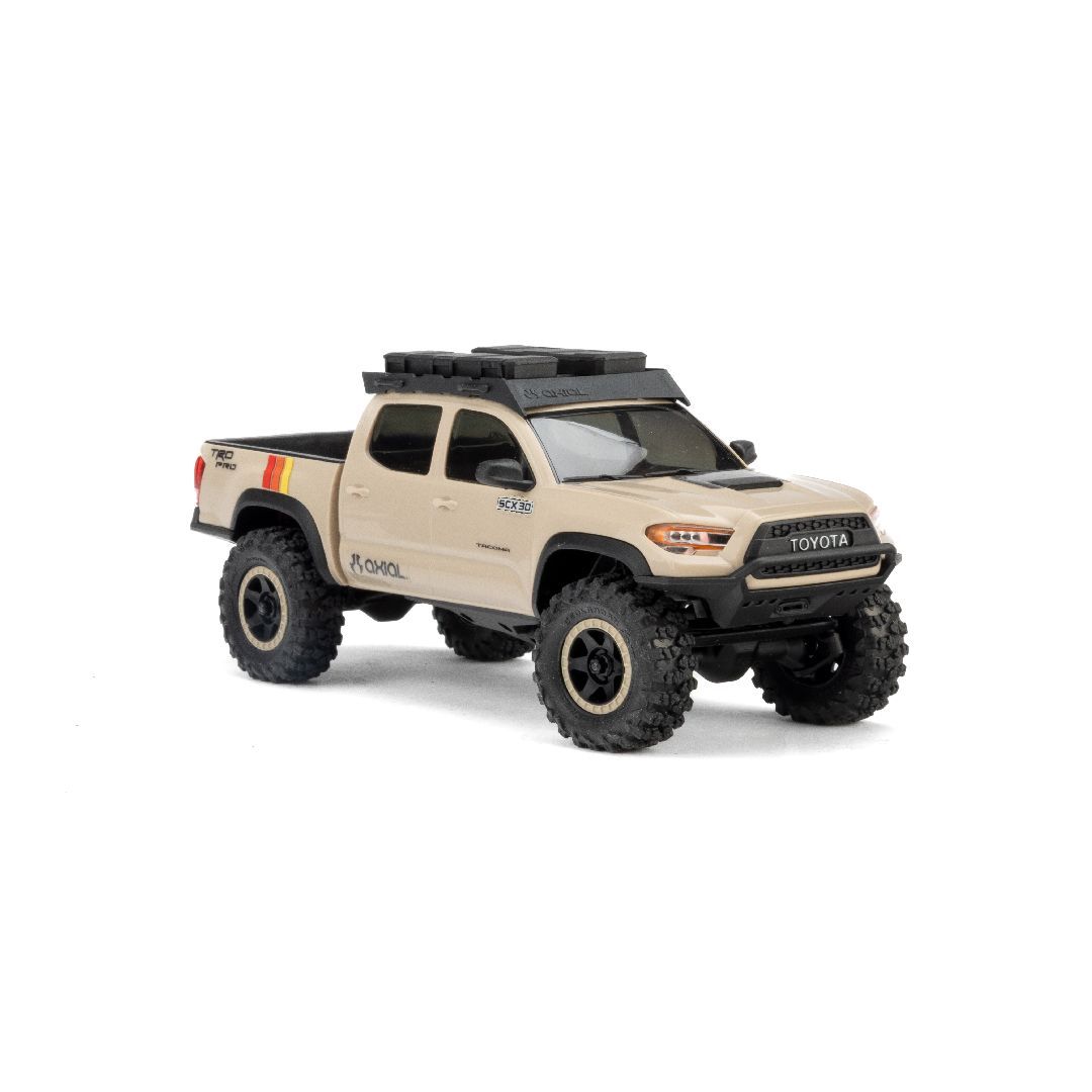 Axial 1/30 SCX30 Toyota Tacoma 4X4 RTR - Overland Edition Tan