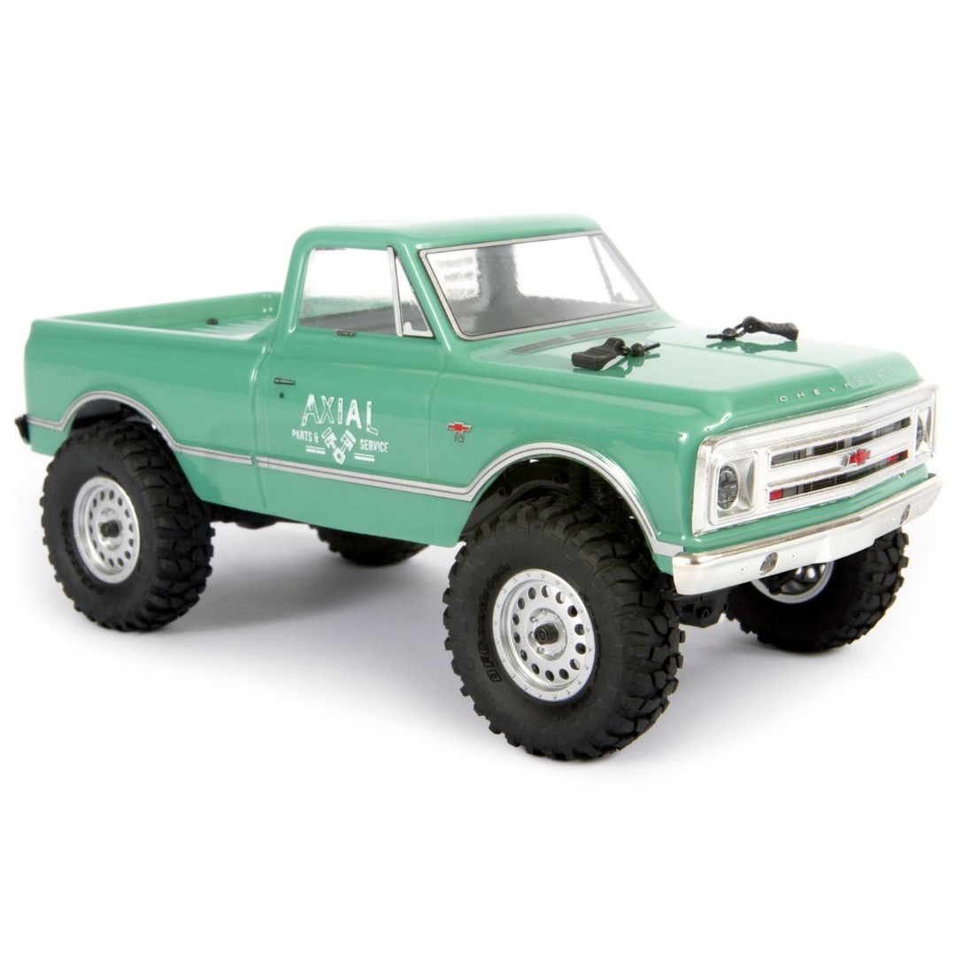 1/24 SCX24 1967 Chevrolet C10 4WD Truck Brushed RTR, Green