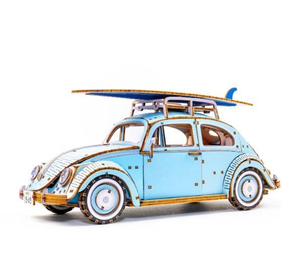 Azone wa-gu-mi Volkswagen Beetle (346 Pieces) Level 4 - blue