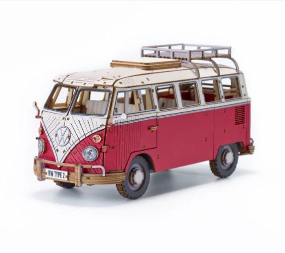 Azone Vintage Volkswagen (T1) Camper Van (395 Pcs) Level - RED