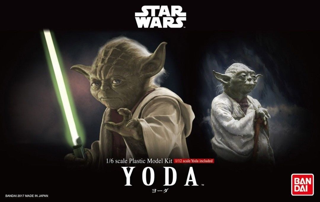 1/6 SCALE MODEL OF ICONIC MASTER JEDI YODA.