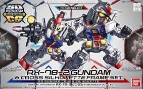 SD RX-78 -2 Gundam & Cross Silhouette Frame set