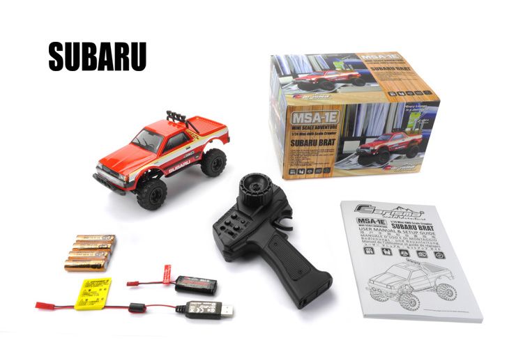 MSA-1E 1/24 Scale Subaru Brat 4WD RTR, w/ 2.4GHz KD Propo Radio