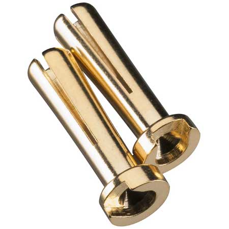 Gold Plated Bullet Connector Male 4mm (2)
