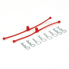 Du-Bro Body Klip Retainers (Red) 2/pkg.