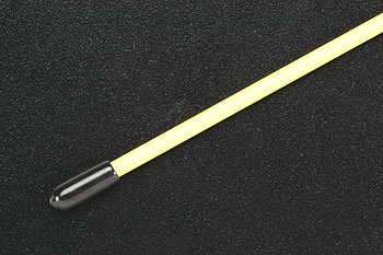 Du-Bro Antenna Tube w/ Cap (Yellow) (1/pkg.)